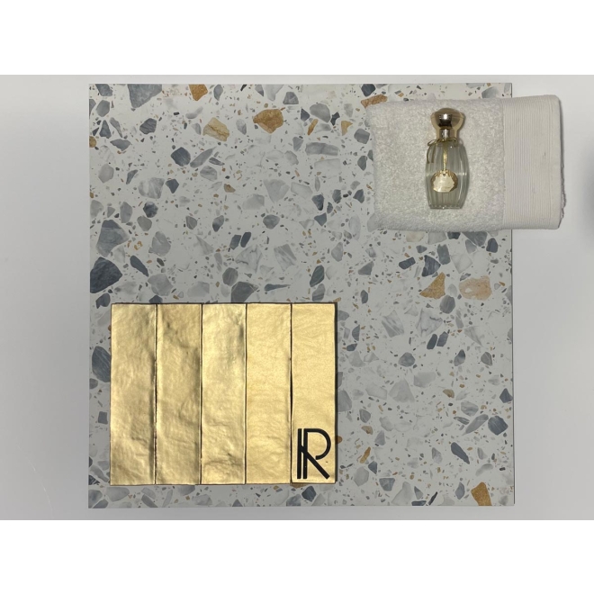 Revoir Paris Re-Bel Or matt Boden- und Wandfliese 60x60 cm