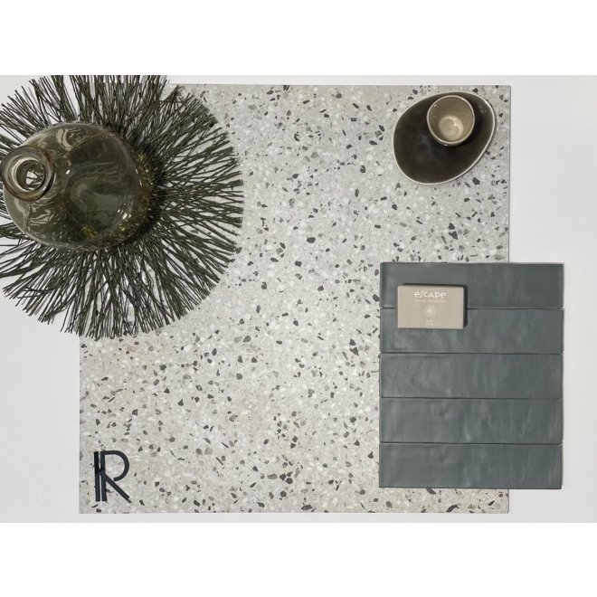 Revoir Paris Re-Bel Petrol matt Boden- und Wandfliese 60x60 cm