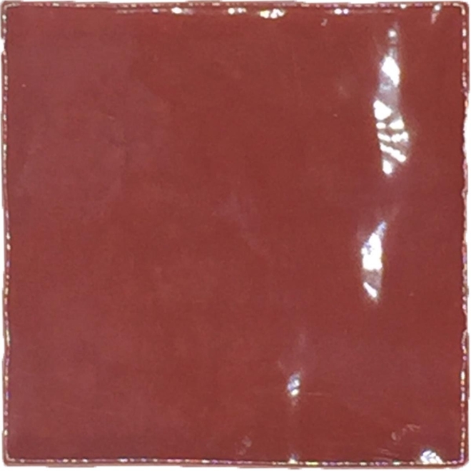 Revoir Paris Atelier Bordeaux glänzend Wandfliese 10x10 cm