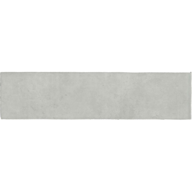 Revoir Paris Atelier Gris glänzend Wandfliese 6,2x25 cm