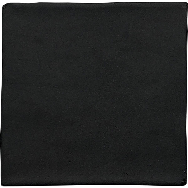 Revoir Paris Atelier Noir matt Wandfliese 10x10 cm