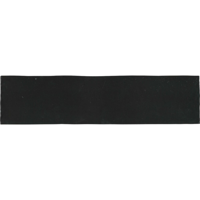 Revoir Paris Atelier Noir glänzend Wandfliese 6,2x25 cm