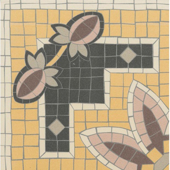 Revoir Paris Bel Histoire Octavie Coin B matt (4er Set) 15x15 cm