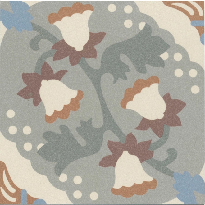 Revoir Paris Bel Histoire Rosa matt Wand/Bodenfliese 15x15 cm