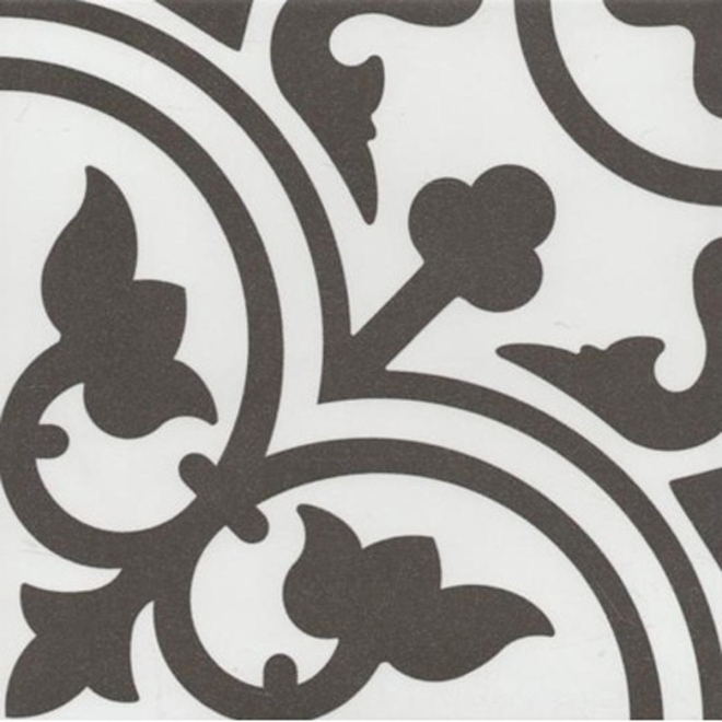 Revoir Paris La Madeleine Flavie Blanc matt Wand/Bodenfliese 20x20 cm