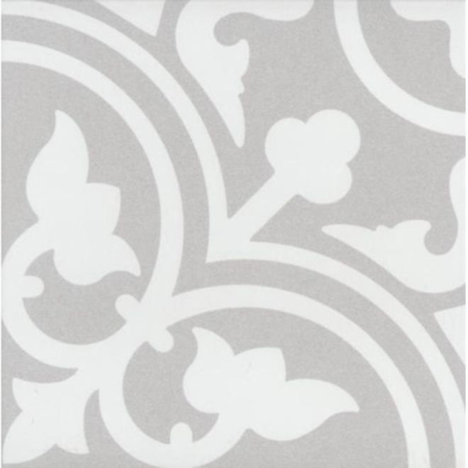 Revoir Paris La Madeleine Flavie Gris matt Wand/Bodenfliese 20x20 cm