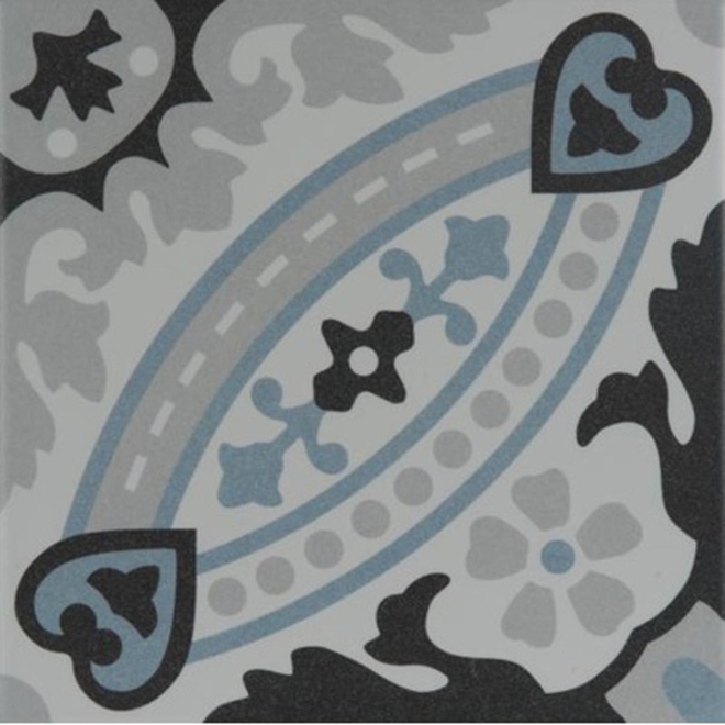 Revoir Paris La Madeleine Flora matt Wand/Bodenfliese 20x20 cm