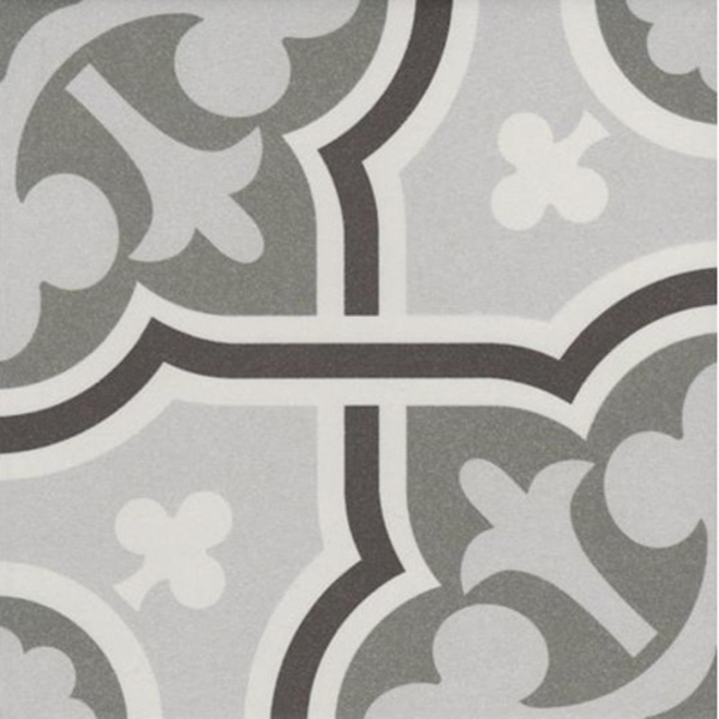 Revoir Paris La Madeleine Flow Gris matt Wand/Bodenfliese 20x20 cm