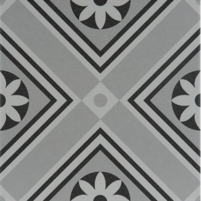 Revoir Paris La Madeleine Rosalie matt Wand/Bodenfliese 20x20 cm