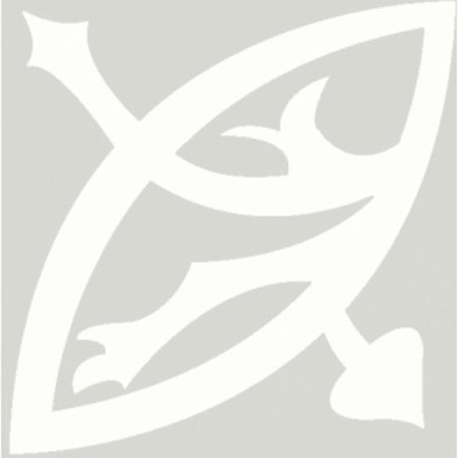 Revoir Paris La Madeleine Zelie Gris matt Wand/Bodenfliese 20x20 cm