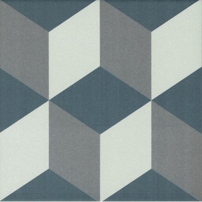 Revoir Paris La Villette Gustave matt Wand/Bodenfliese 20x20 cm