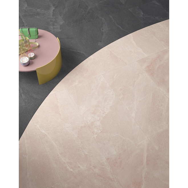 Provenza Saltstone Boden- und Wandfliese Pink Halite matt 60x120 cm