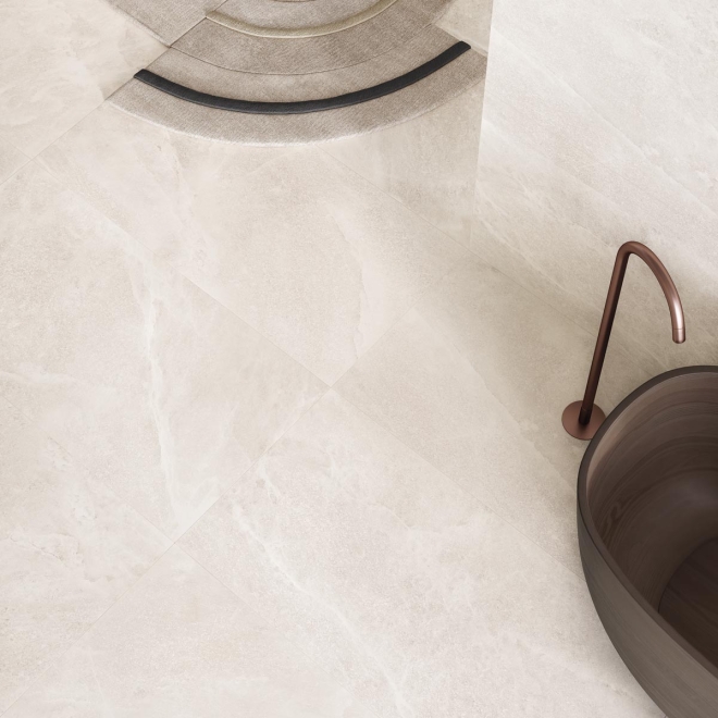 Provenza Saltstone Boden- und Wandfliese White Pure matt 60x120 cm