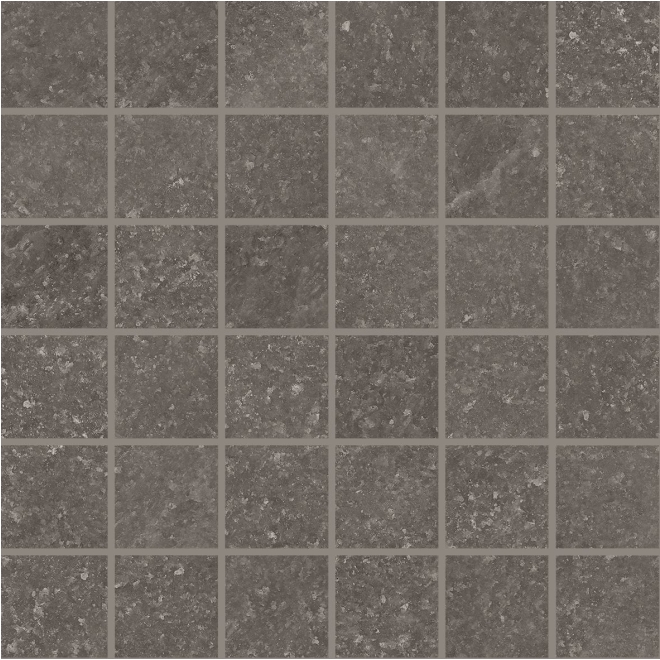 Provenza Saltstone Mosaik 5x5 Black Iron matt Matte 30x30 cm