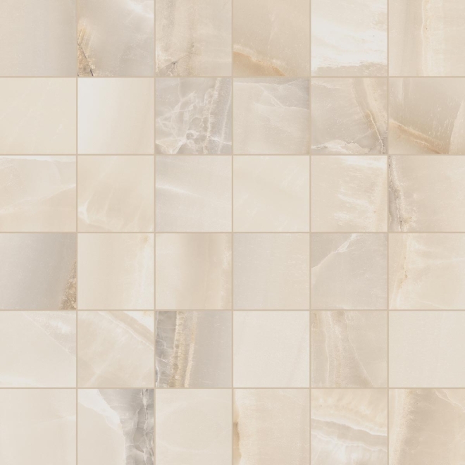 Mosaik Sant Agostino Akoya in der Farbe Ivory