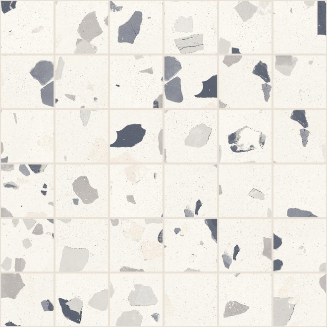 Mosaik Sant Agostino Deconcrete in der Farbe De-Medium White