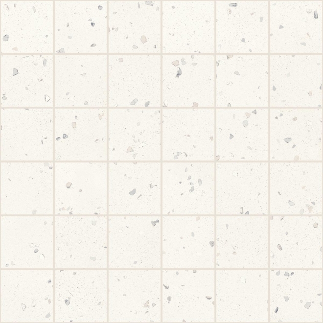 Mosaik Sant Agostino Deconcrete in der Farbe De-Micro White