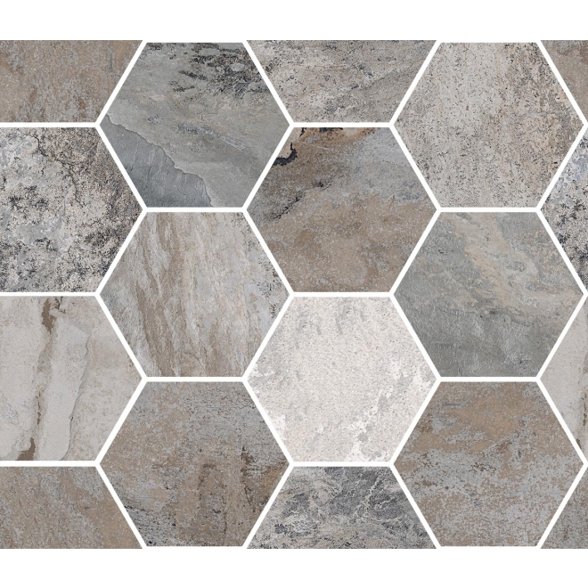 Mosaik Sant Agostino Metastone in der Farbe Fog