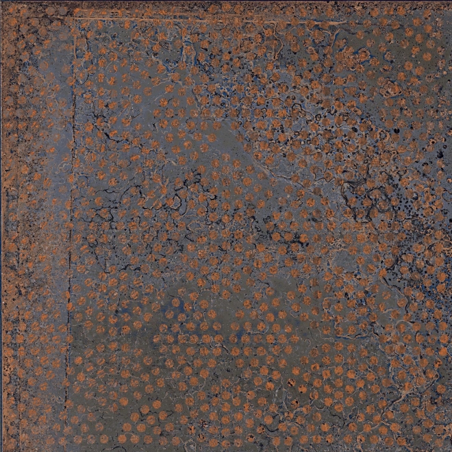Fliese Sant Agostino Oxidart in der Farbe Patchwork Dark