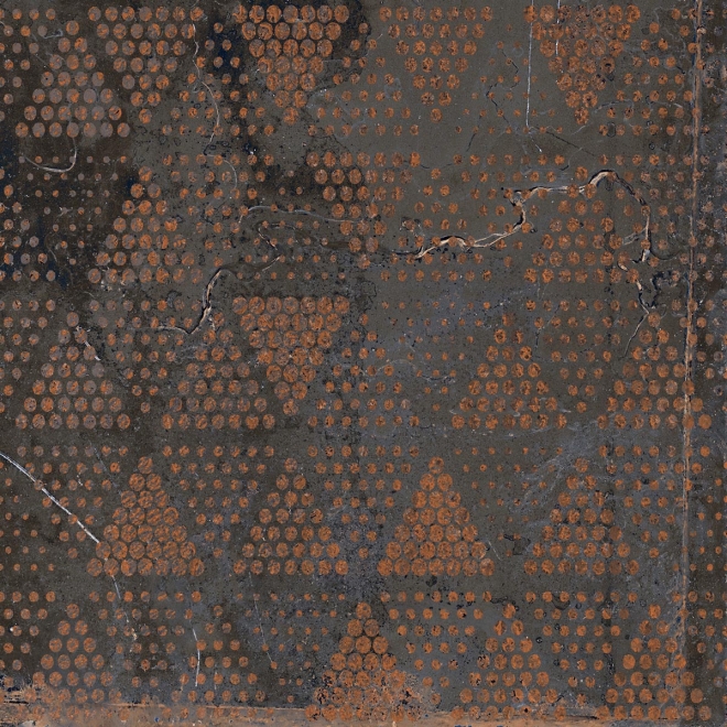 Fliese Sant Agostino Oxidart in der Farbe Patchwork Dark
