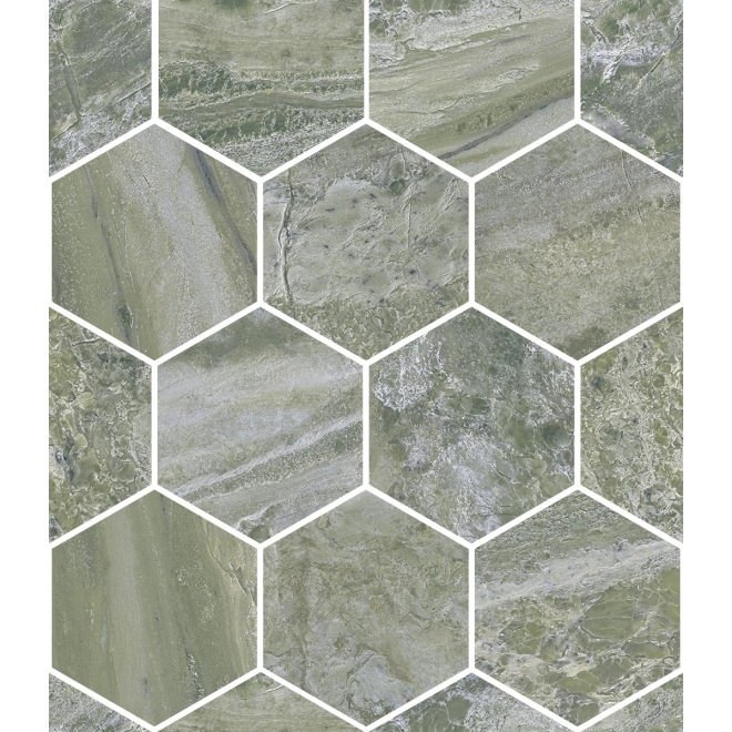 Mosaik Sant Agostino Paradiso in der Farbe Green