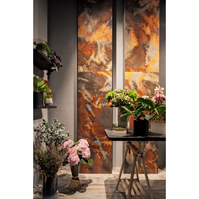 Fliese Sant Agostino Sable in der Farbe Antique 2 verlegt in einem Blumengeschäft