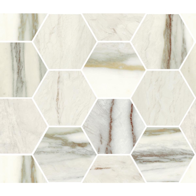 Mosaik Sant Agostino Star in der Farbe Marble Emerald