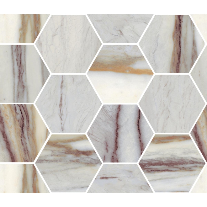 Mosaik Sant Agostino Star in der Farbe Marble Indigo