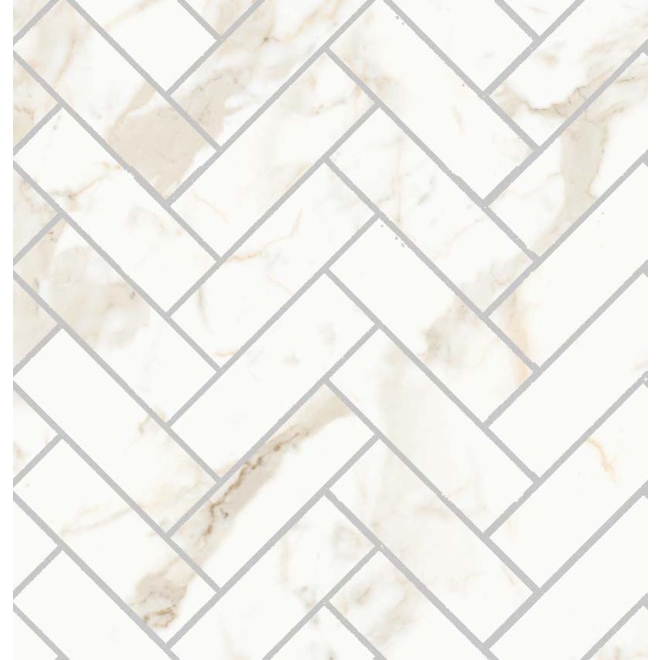 Sant Agostino Themar Venato Gold Naturale Mosaik Spina 30x30 cm
