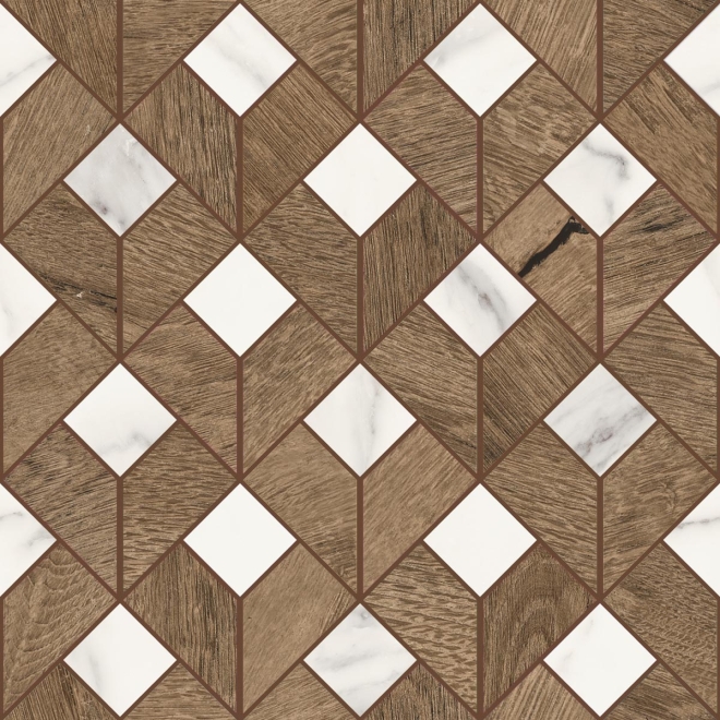 Mosaik Sant Agostino Timewood in der Farbe Brown