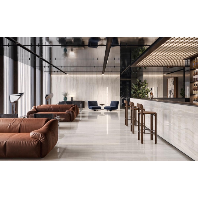 Sant Agostino Astral White KRY Boden- und Wandfliese 30x60 cm