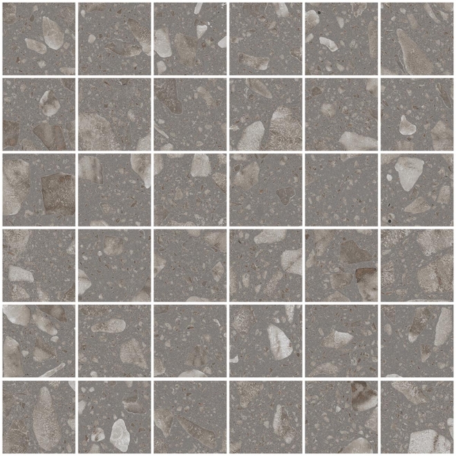 Sant Agostino Glow Grey Silk Mosaik 30x30 cm