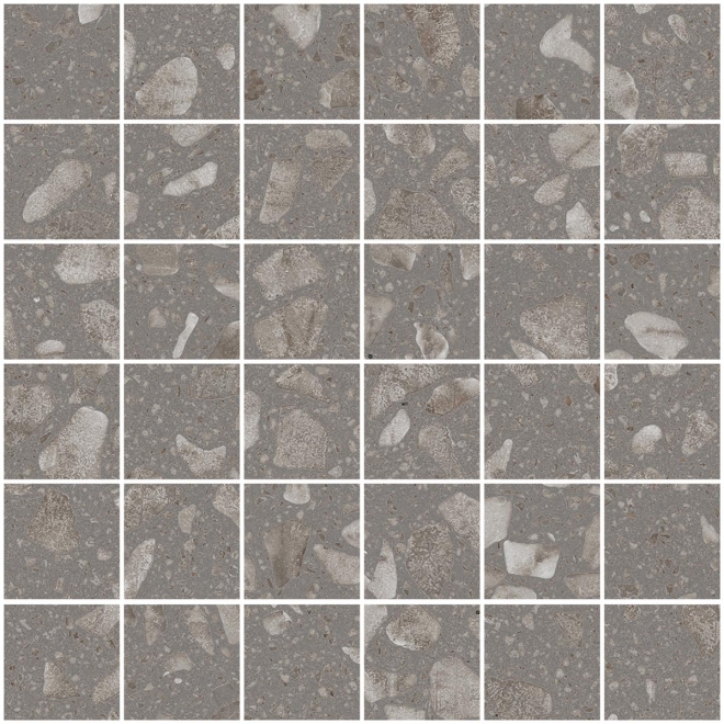 Sant Agostino Glow Grey NAT Mosaik 30x30 cm