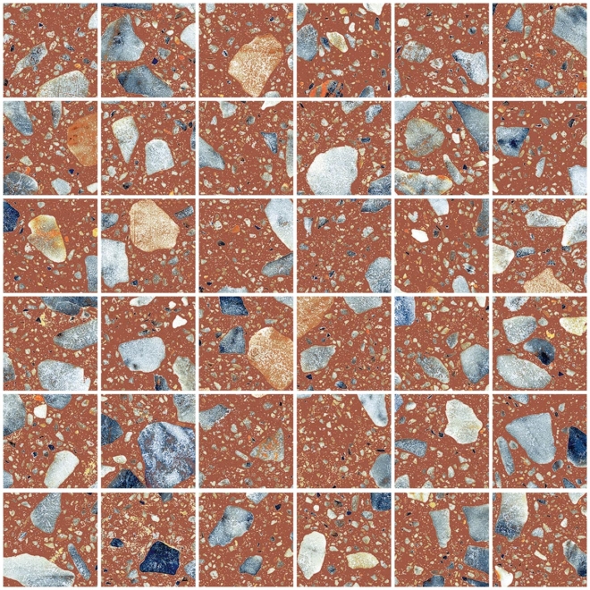 Sant Agostino Glow Plus Sunset KRY Mosaik Plus 30x30 cm