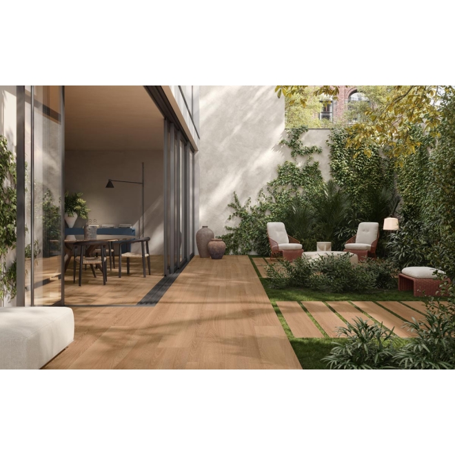Sant Agostino Gracewood Natural Antislip Terrassenplatte 30x120 cm