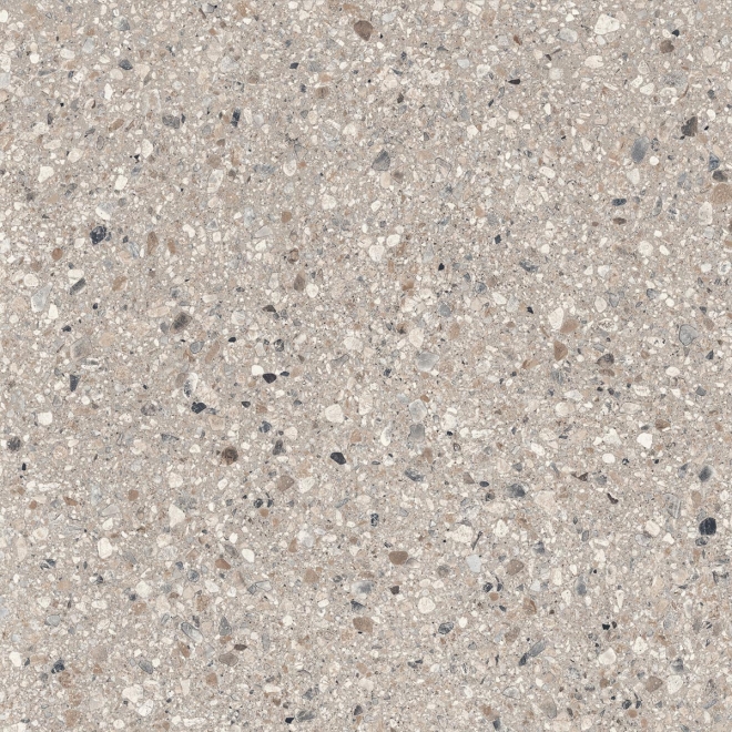 Sant Agostino Gravel Full Grey NAT Boden- und Wandfliese 60x60 cm