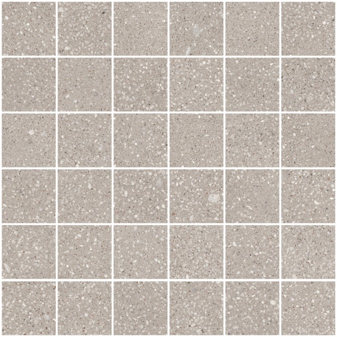 Sant Agostino Gravel Small Grey NAT Mosaik 30x30 cm