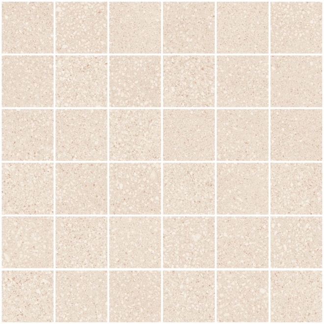 Sant Agostino Gravel Small Light NAT Mosaik 30x30 cm
