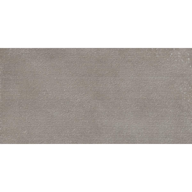 Sant Agostino Gravel Small Plisse Grey Boden- und Wandfliese 60x120 cm