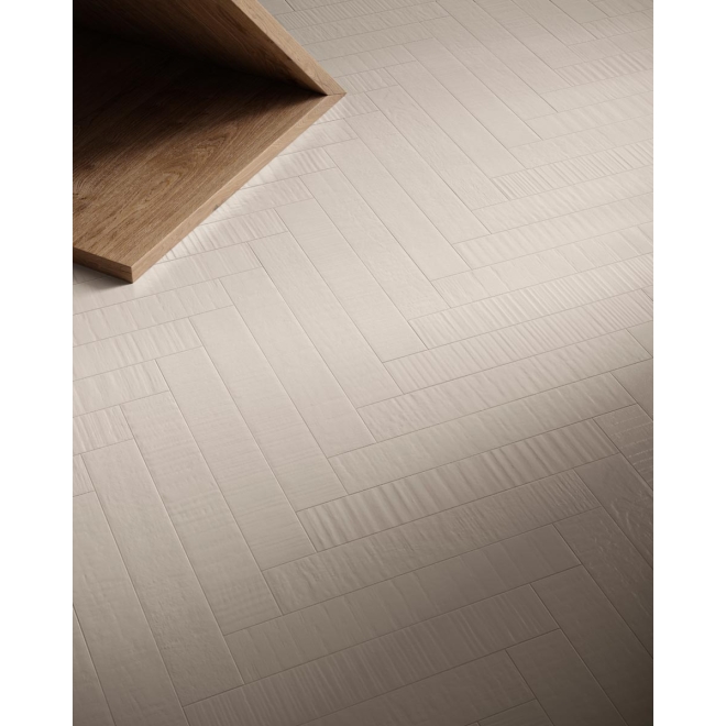 Sant Agostino Iki Wood Vanilla NAT Boden- und Wandfliese 5x30 cm