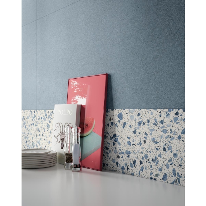 Sant Agostino Iro Next Navy Silk Boden- und Wandfliese 60x120 cm