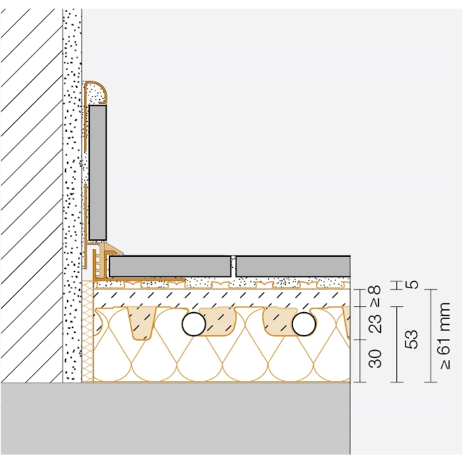 Schlüter BEKOTEC-EN23FI30 Estrichnoppenplatte mit Wärme- und Trittschalldämmung 1,08 m²
