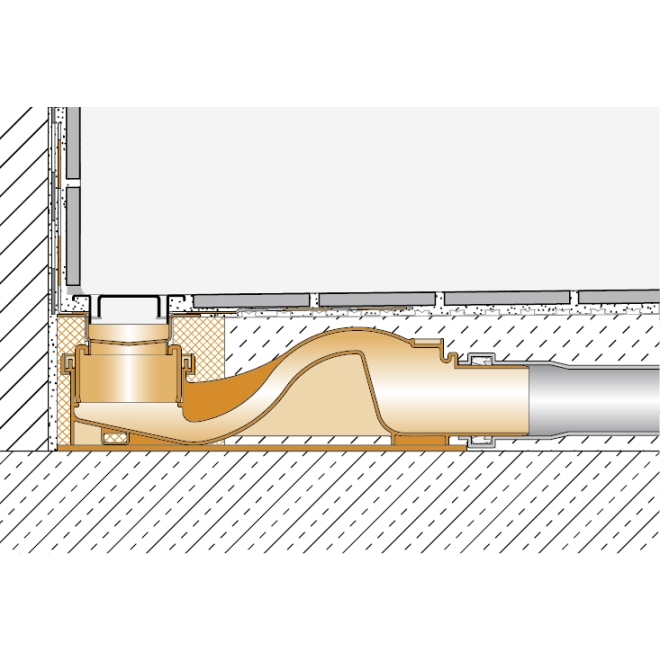 Schlüter KERDI-LINE-F 50 Duschrinne DN50 KLF50GE120