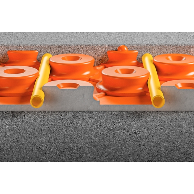 Schlüter BEKOTEC-EN-PF Estrichnoppenplatte mit Folienüberzug 0,8 m²