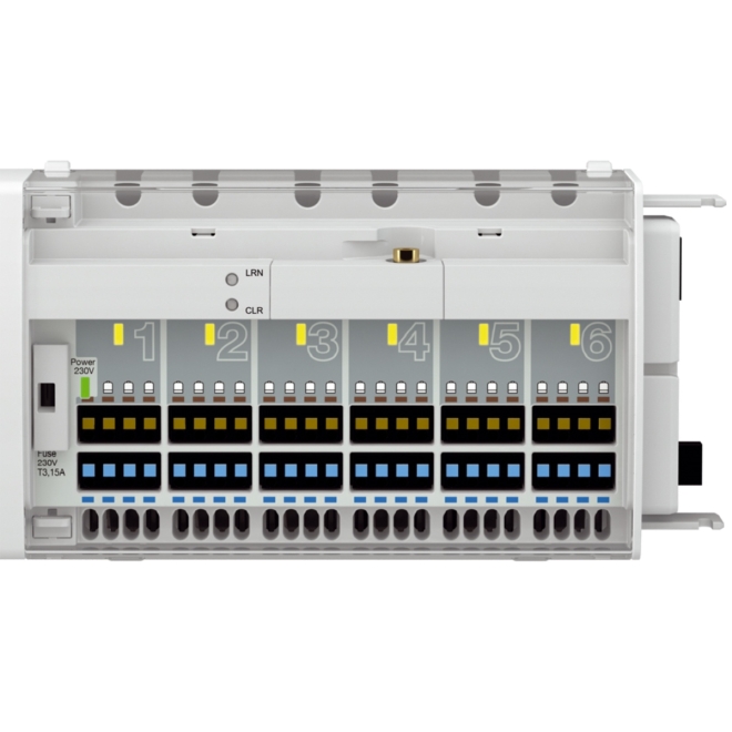 Schlüter BEKOTEC-THERM-EAR Anschlussmodul für funkgesteuerte Sensoren, 6 Anschlüsse