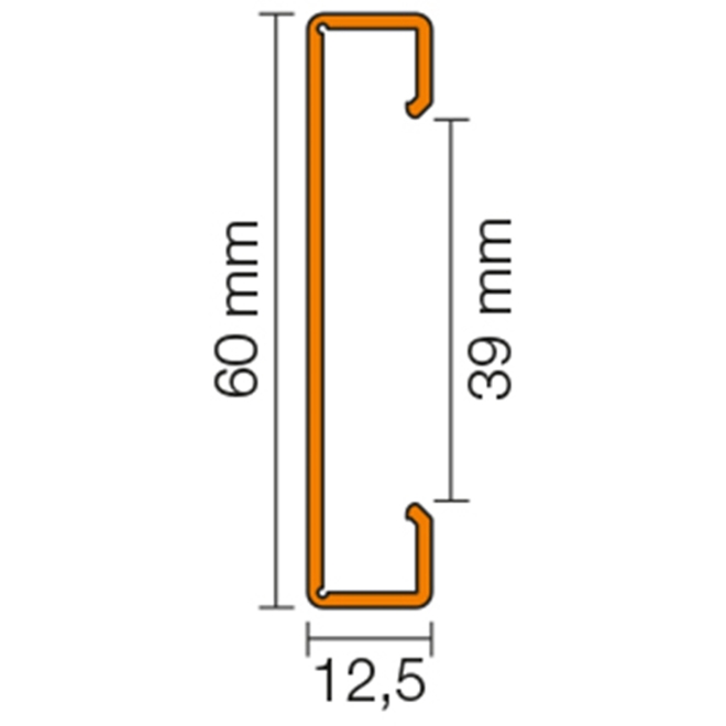 Schlüter LIPROTEC DESIGNBASE QD Sockel/Bordüre Aluminium edelstahl gebürstet 250 cm