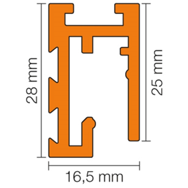 Schlüter LIPROTEC PB Profil Treppenkante Aluminium 250 cm