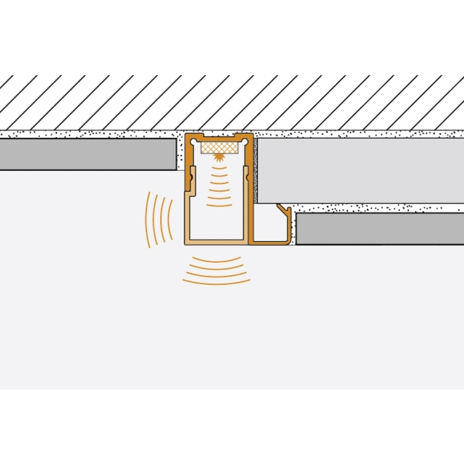 Schlüter LIPROTEC WSQ Profil mit Quadec-Abschluss Aluminium 250 cm