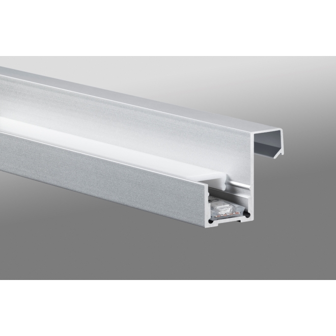 Schlüter LIPROTEC WSQ Profil mit Quadec-Abschluss Aluminium 250 cm