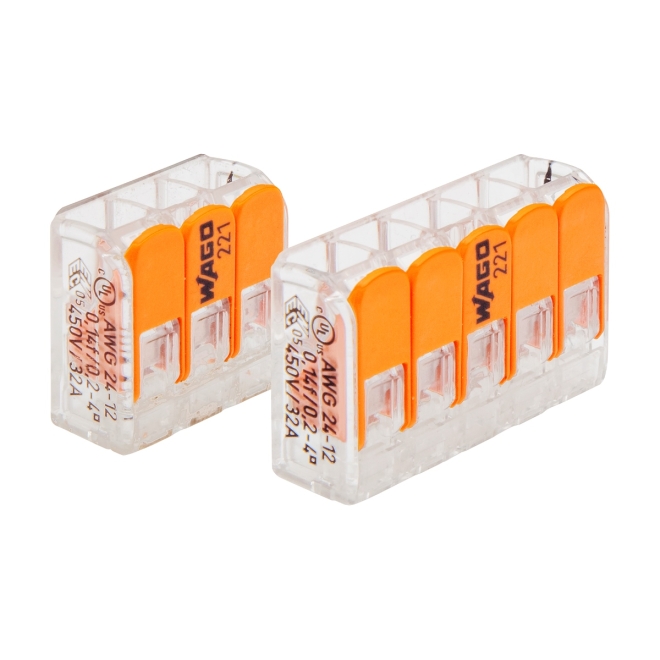 Schlüter LIPROTEC ZKL Wagoklemmen 25 St. 5-adrig